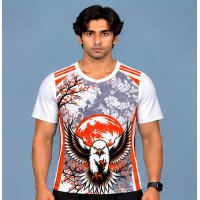 Ristrock Men's All Over Printed Polyester T-Shirt FP-D1789