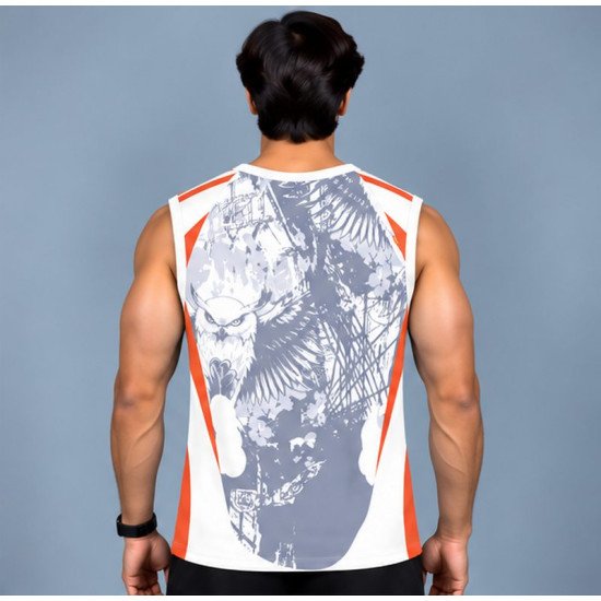Ristrock Men's All Over Printed Polyester T-Shirt FP-D1789