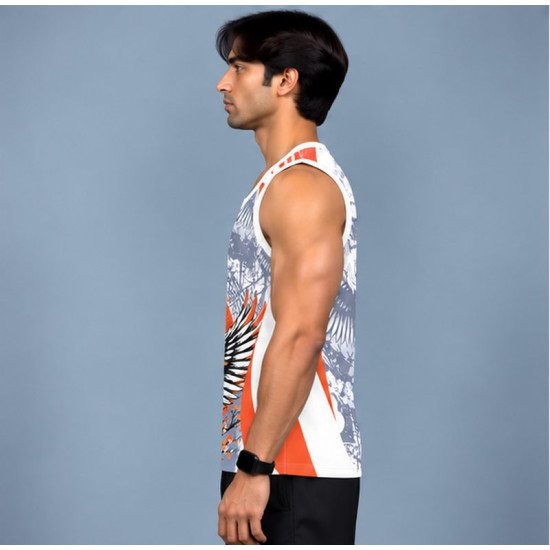 Ristrock Men's All Over Printed Polyester T-Shirt FP-D1789