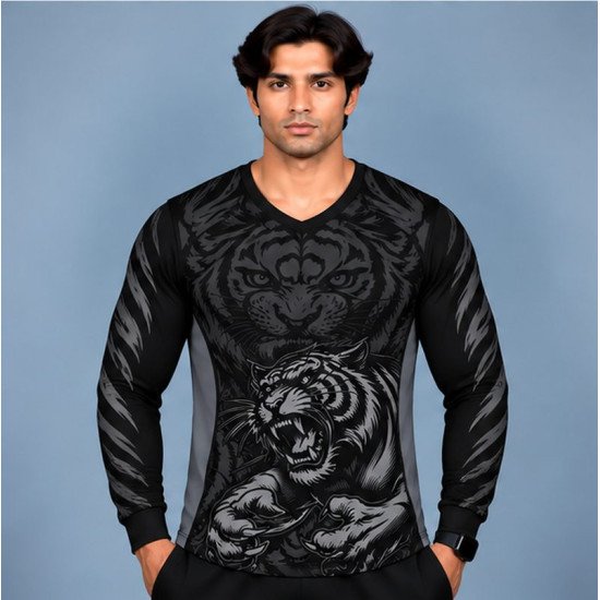 Ristrock Men's All Over Printed Polyester T-Shirt FP-D1791