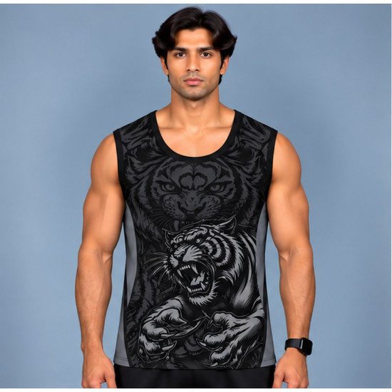 Ristrock Men's All Over Printed Polyester T-Shirt FP-D1791