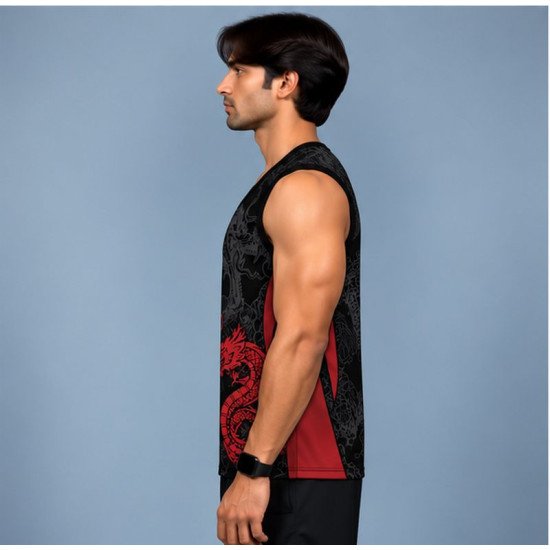 Ristrock Men's All Over Printed Polyester T-Shirt FP-D1792