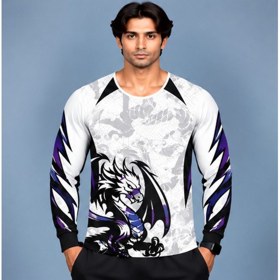Ristrock Men's All Over Printed Polyester T-Shirt FP-D1793