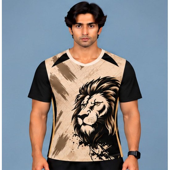 Ristrock Men's All Over Printed Polyester T-Shirt FP-D1794
