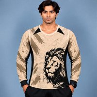 Ristrock Men's All Over Printed Polyester T-Shirt FP-D1794