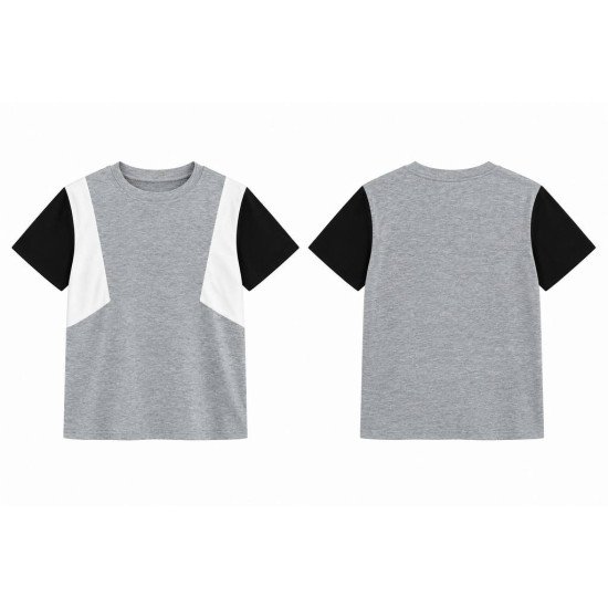 Color Block T-Shirt for Men | Stylish Casual Round Neck T-Shirt | ART NO- PATCH-D38