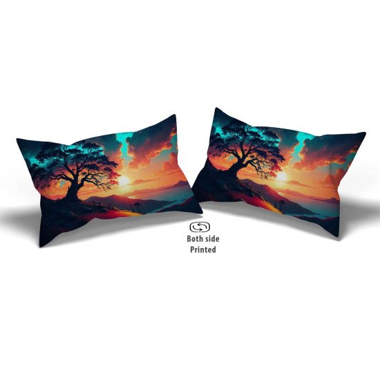 Cushion pillow Cover | Fabric Change Option | Polyester, Velvet Fabric |Dual side Printed