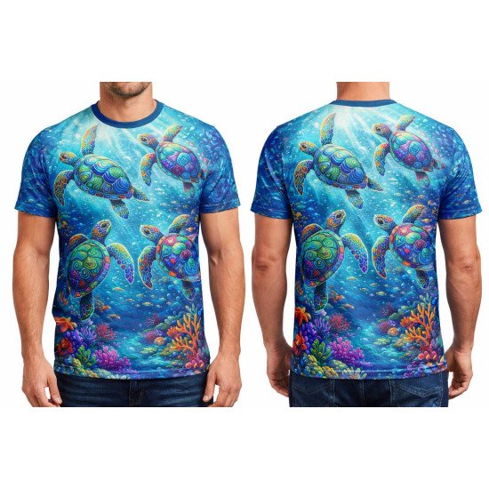 Mens Tshirt Polyester Fabric | kids Sizes Tee Available | Polyester Fabric Change Option 