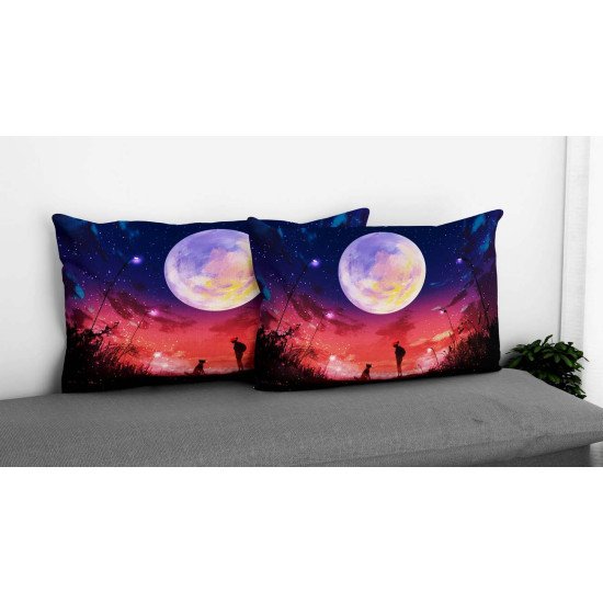 Cushion pillow Cover | Fabric Change Option | Polyester, Velvet Fabric |Dual side Printed