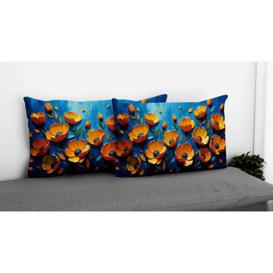 Cushion pillow Cover | Fabric Change Option | Polyester, Velvet Fabric |Dual side Printed
