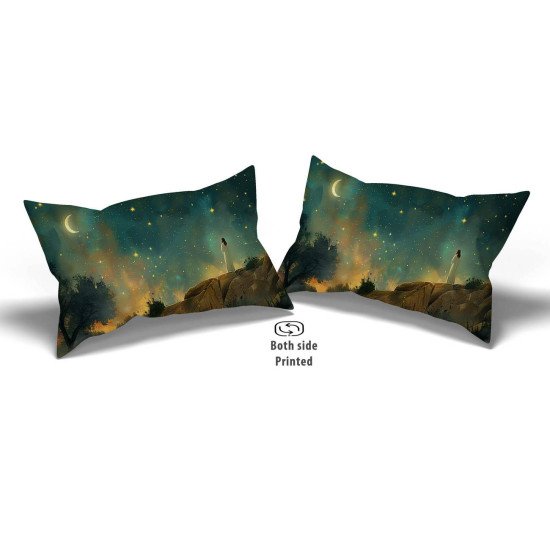 Cushion pillow Cover | Fabric Change Option | Polyester, Velvet Fabric |Dual side Printed