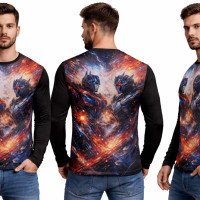 Mens Tshirt Polyester Fabric | kids Sizes Tee Available | Polyester Fabric Change Option 