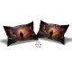 Cushion pillow Cover | Fabric Change Option | Polyester, Velvet Fabric |Dual side Printed