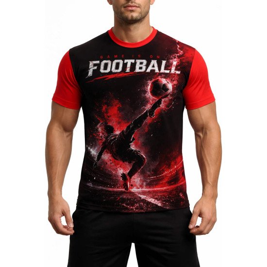 Mens Tshirt Polyester Fabric | kids Sizes Tee Available | Polyester Fabric Change Option 