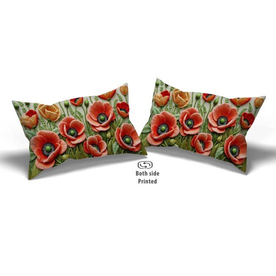 Cushion pillow Cover | Fabric Change Option | Polyester, Velvet Fabric |Dual side Printed