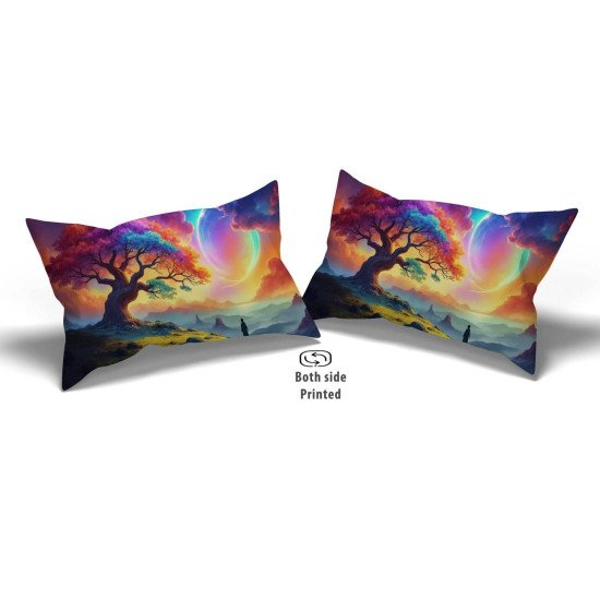 Cushion pillow Cover | Fabric Change Option | Polyester, Velvet Fabric |Dual side Printed