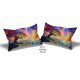 Cushion pillow Cover | Fabric Change Option | Polyester, Velvet Fabric |Dual side Printed