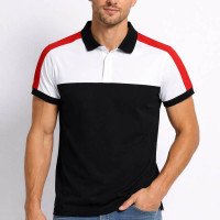 Customize Color Block T-shirt  | Plus Size Available | Matty Fabric  | Style No. Cus-Col-Block-N5