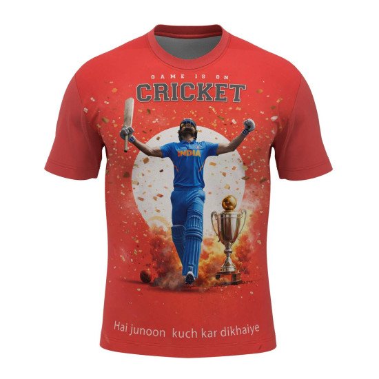 Mens Tshirt Polyester Fabric | kids Sizes Tee Available | Polyester Fabric Change Option 