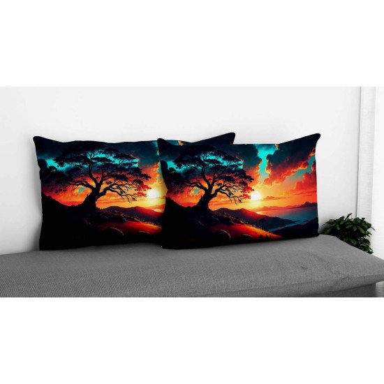 Cushion pillow Cover | Fabric Change Option | Polyester, Velvet Fabric |Dual side Printed