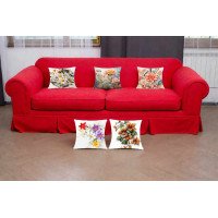 Cushion Cover All size | Cushion Fabric Change Option | Pack of 5 Home Decore Cushion Covers Only no Filler include