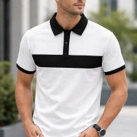 Customize Color Block T-shirt  | Plus Size Available | Matty Fabric  | Style No. Cus-Col-Block-N11