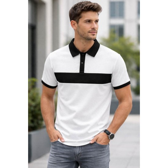 Customize Color Block T-shirt  | Plus Size Available | Matty Fabric  | Style No. Cus-Col-Block-N11