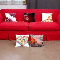Cushion Cover All size | Cushion Fabric Change Option | Pack of 5 Home Decore Cushion Covers Only no Filler include