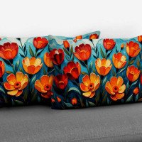 Cushion pillow Cover | Fabric Change Option | Polyester, Velvet Fabric |Dual side Printed