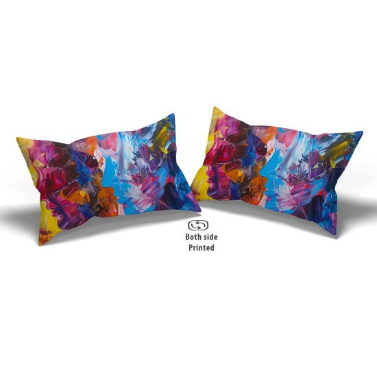 Cushion pillow Cover | Fabric Change Option | Polyester, Velvet Fabric |Dual side Printed