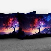Cushion pillow Cover | Fabric Change Option | Polyester, Velvet Fabric |Dual side Printed