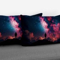 Cushion pillow Cover | Fabric Change Option | Polyester, Velvet Fabric |Dual side Printed