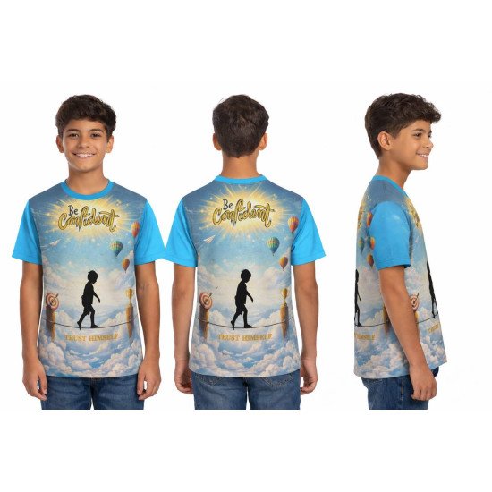 Mens Tshirt Polyester Fabric | kids Sizes Tee Available | Polyester Fabric Change Option 