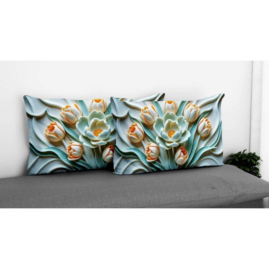 Cushion pillow Cover | Fabric Change Option | Polyester, Velvet Fabric |Dual side Printed