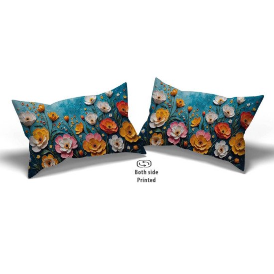 Cushion pillow Cover | Fabric Change Option | Polyester, Velvet Fabric |Dual side Printed