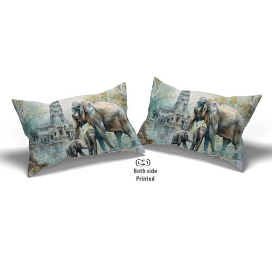 Cushion pillow Cover | Fabric Change Option | Polyester, Velvet Fabric |Dual side Printed