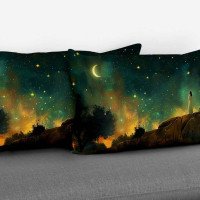 Cushion pillow Cover | Fabric Change Option | Polyester, Velvet Fabric |Dual side Printed