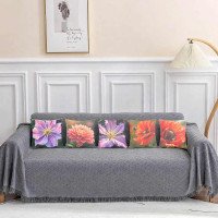 Cushion Cover All size | Cushion Fabric Change Option | Pack of 5 Home Decore Cushion Covers Only no Filler include