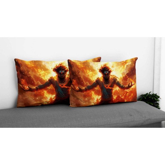 Cushion pillow Cover | Fabric Change Option | Polyester, Velvet Fabric |Dual side Printed
