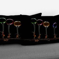 Cushion pillow Cover | Fabric Change Option | Polyester, Velvet Fabric |Dual side Printed