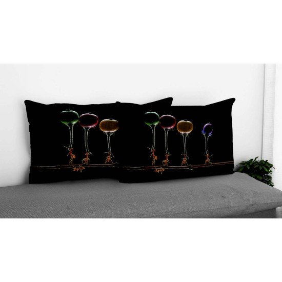 Cushion pillow Cover | Fabric Change Option | Polyester, Velvet Fabric |Dual side Printed