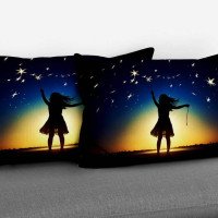 Cushion pillow Cover | Fabric Change Option | Polyester, Velvet Fabric |Dual side Printed