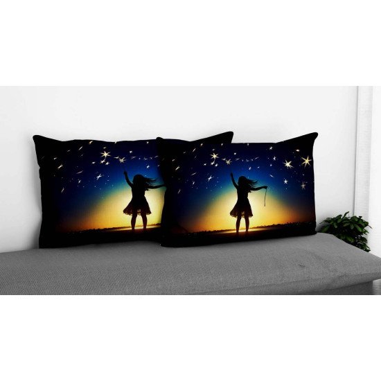 Cushion pillow Cover | Fabric Change Option | Polyester, Velvet Fabric |Dual side Printed