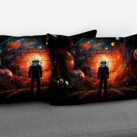 Cushion pillow Cover | Fabric Change Option | Polyester, Velvet Fabric |Dual side Printed