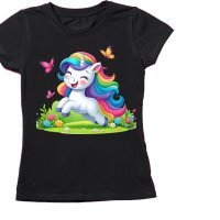 Girls  Pure Cotton Bio washed T-shirt | Style No. GL-DT119