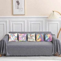Cushion Cover All size | Cushion Fabric Change Option | Pack of 5 Home Decore Cushion Covers Only no Filler include