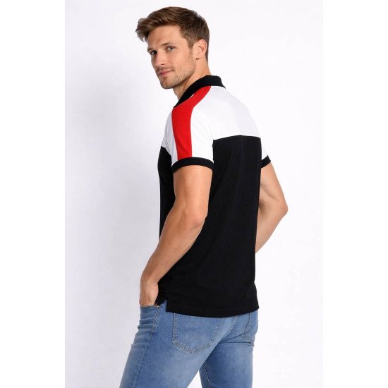 Customize Color Block T-shirt  | Plus Size Available | Matty Fabric  | Style No. Cus-Col-Block-N5