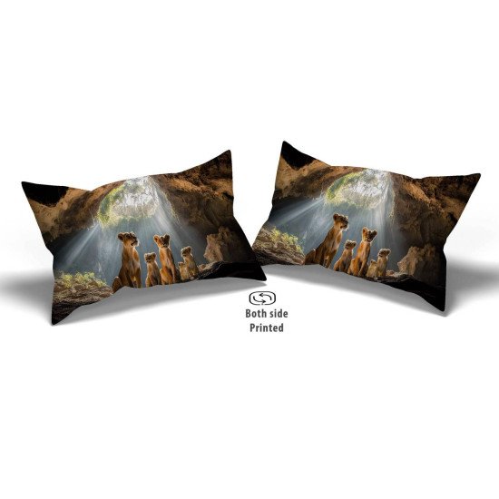 Cushion pillow Cover | Fabric Change Option | Polyester, Velvet Fabric |Dual side Printed