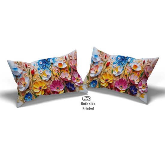 Cushion pillow Cover | Fabric Change Option | Polyester, Velvet Fabric |Dual side Printed
