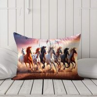 Cushion pillow Cover | Fabric Change Option | Polyester, Velvet Fabric |Dual side Printed